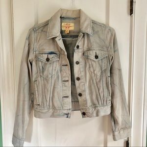 Levi’s Coated Distressed Denim Jacket
